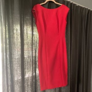 Anthropologie Red Dress